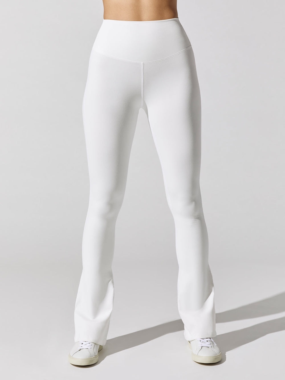 🤍‎ Carbon38 Melt Split Bootcut Leggings White Size Small Flare Yoga Pants
